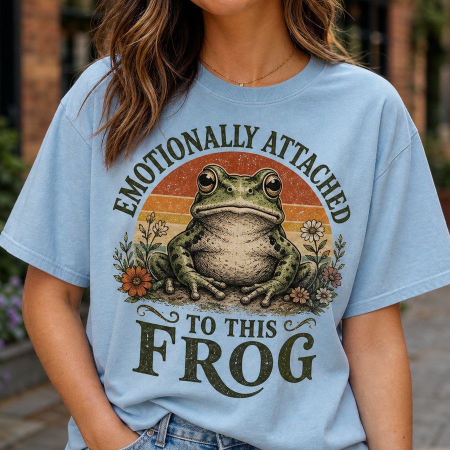 Emotionally Attached to This Frog T-Shirt product image 4