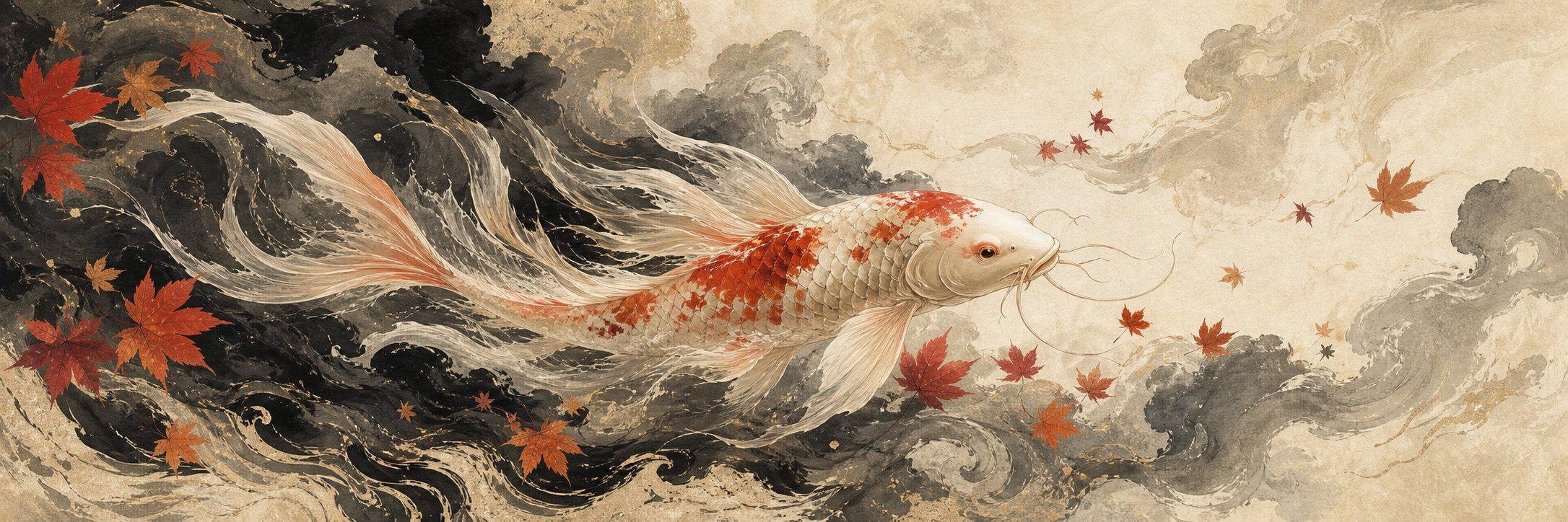 Koi Spirit Sumi Ink Desk Mat product image 1