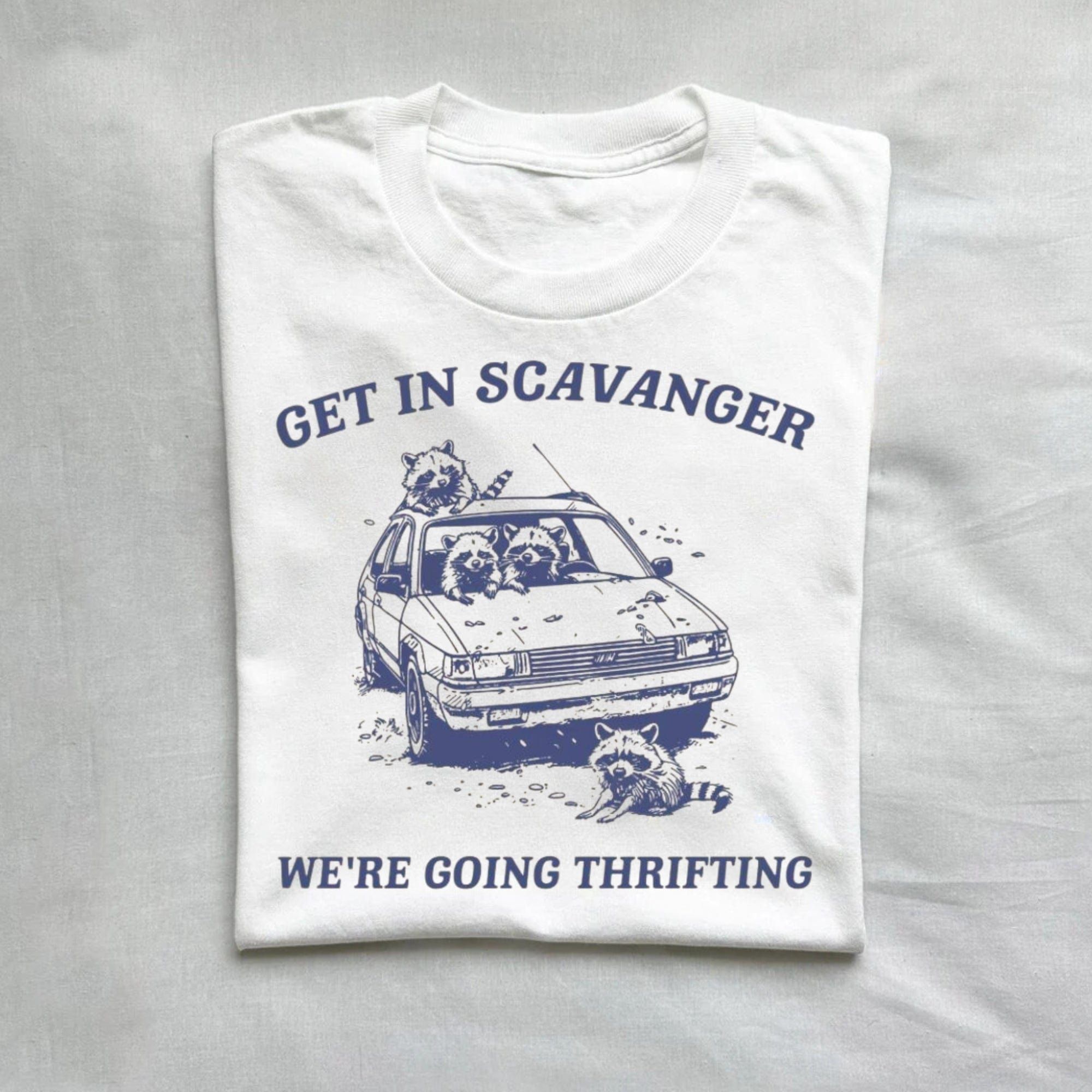 Get In Scavanger We Are Going Thrifting Retro T-shirt product image 2