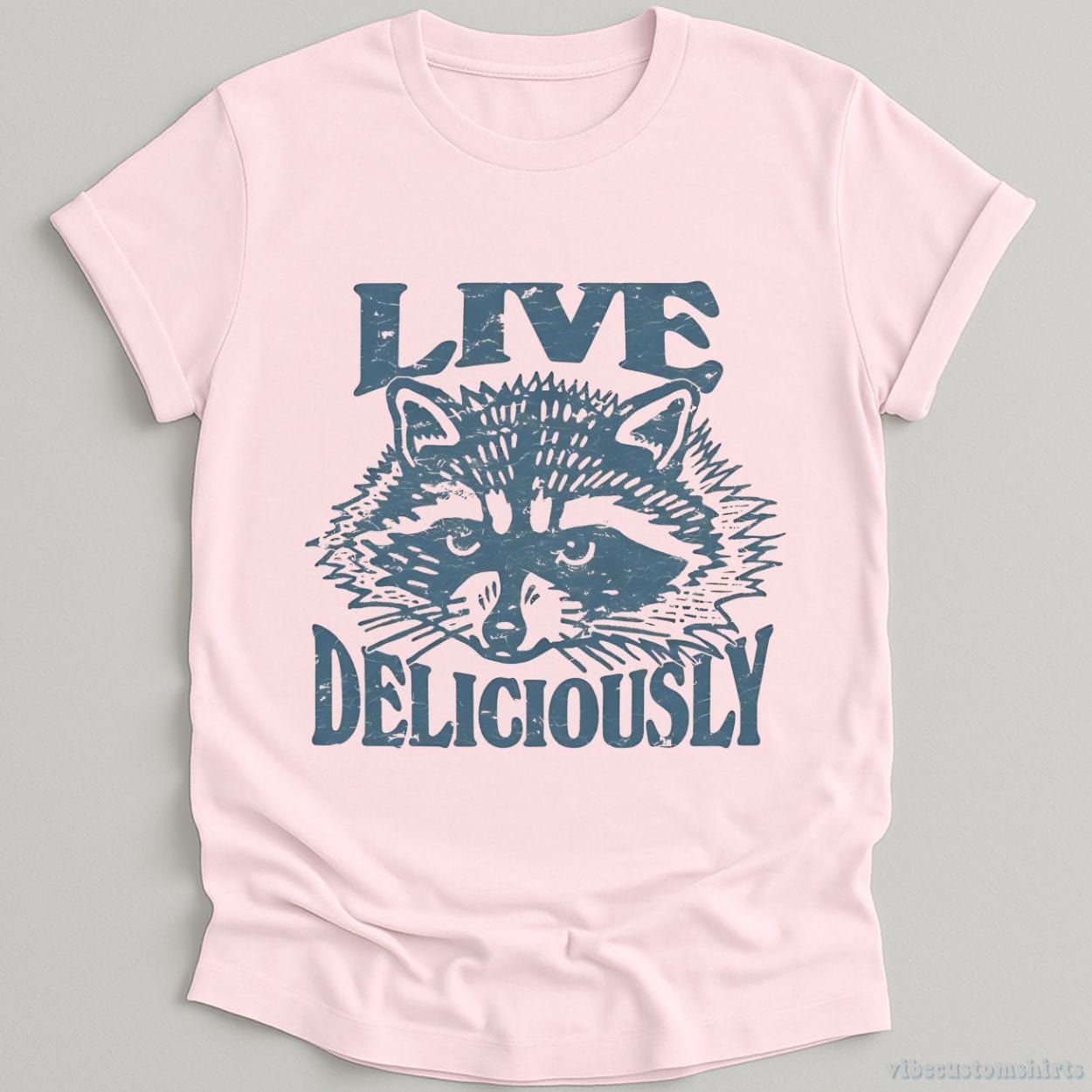 Live Deliciously Gothic Raccoon Shirt product image 4