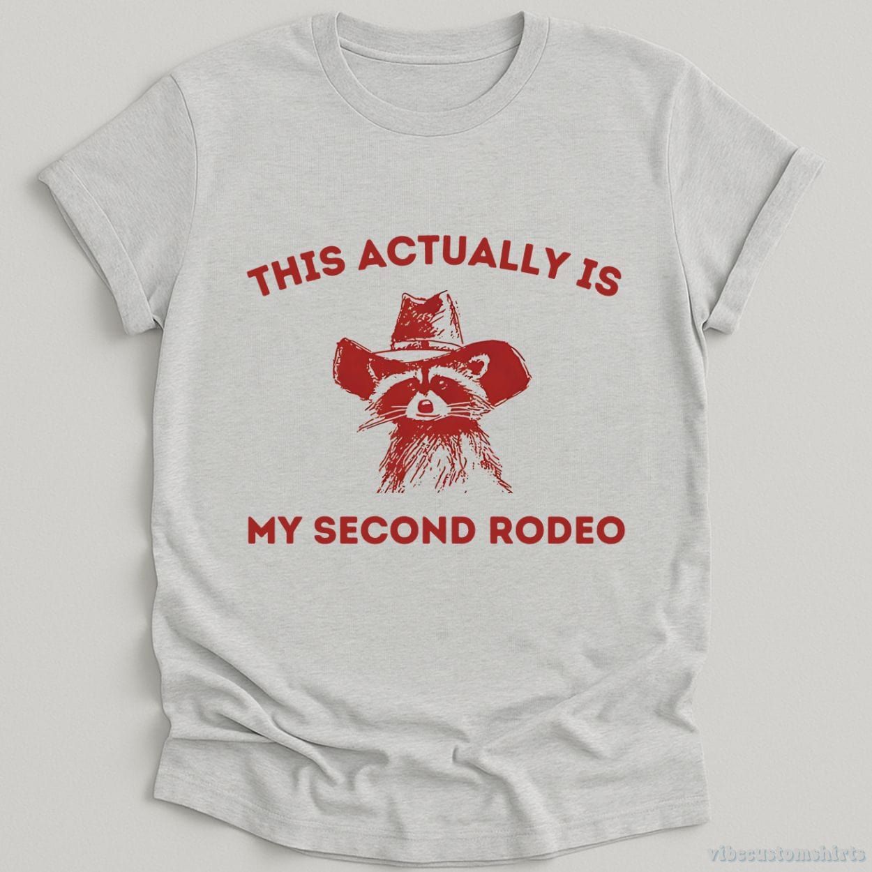 This is My Second Rodeo Cowboy Raccoon Shirt product image 3