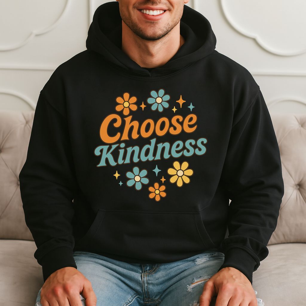 Choose Kindness Inspirational Quote Hoodie product image 1