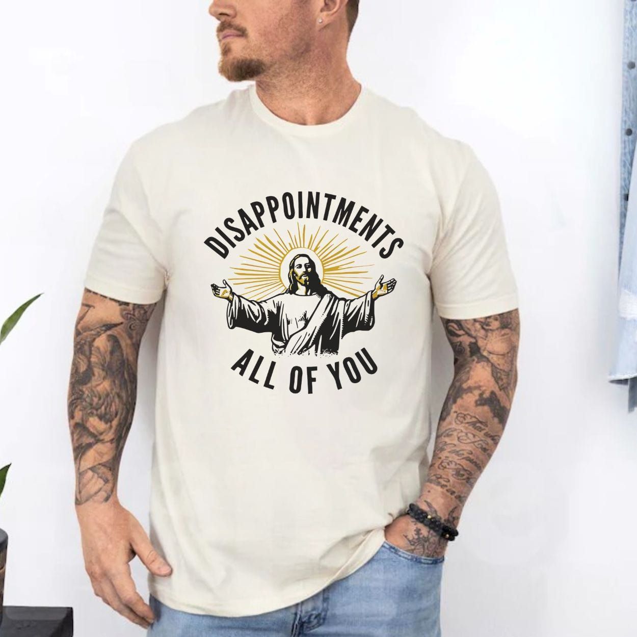 Disappointments All Of You Jesus Meme Shirt product image 7