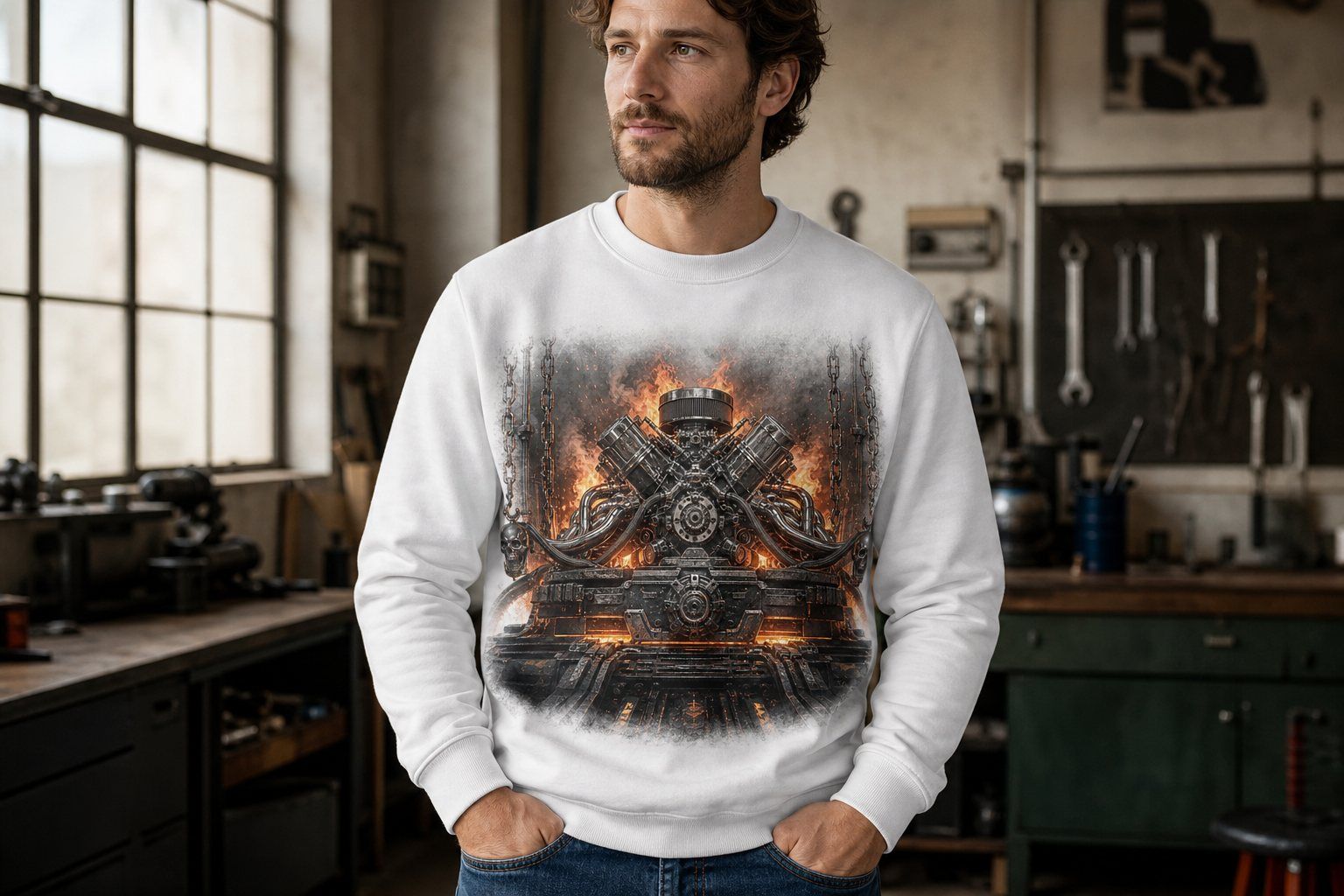 Mechanic V8 Altar Sweatshirt product image 2