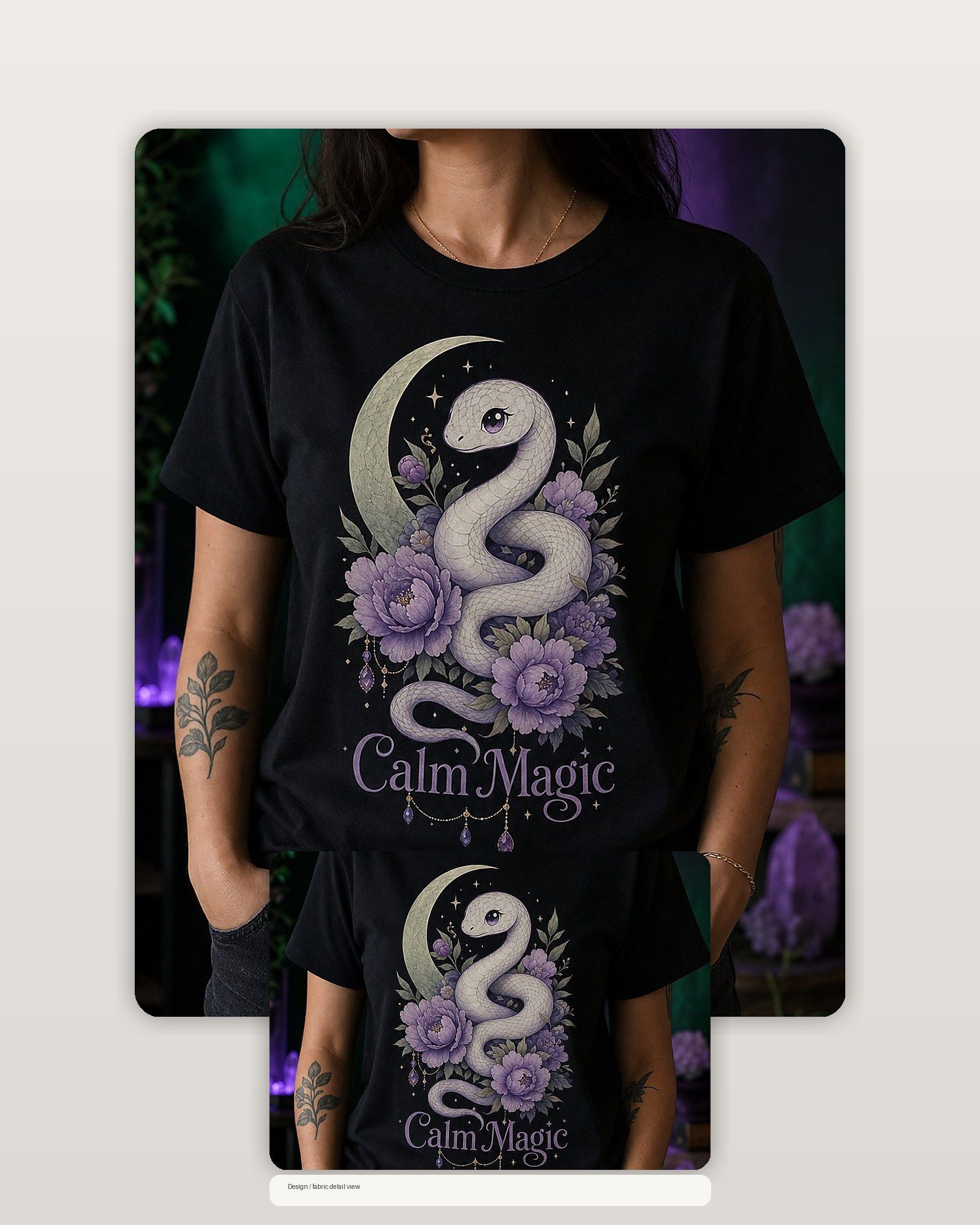 Year Of The Snake Cute Anime Zodiac Shirt - Calm Magic product image 2