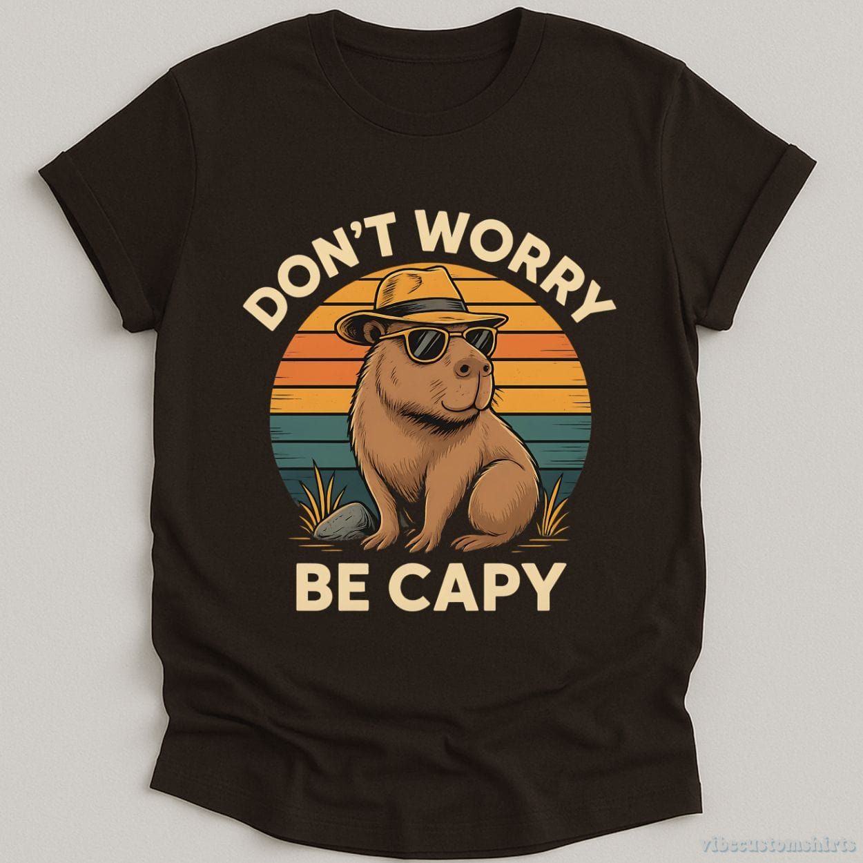 Don't Worry Be Capy Shirt product image 1