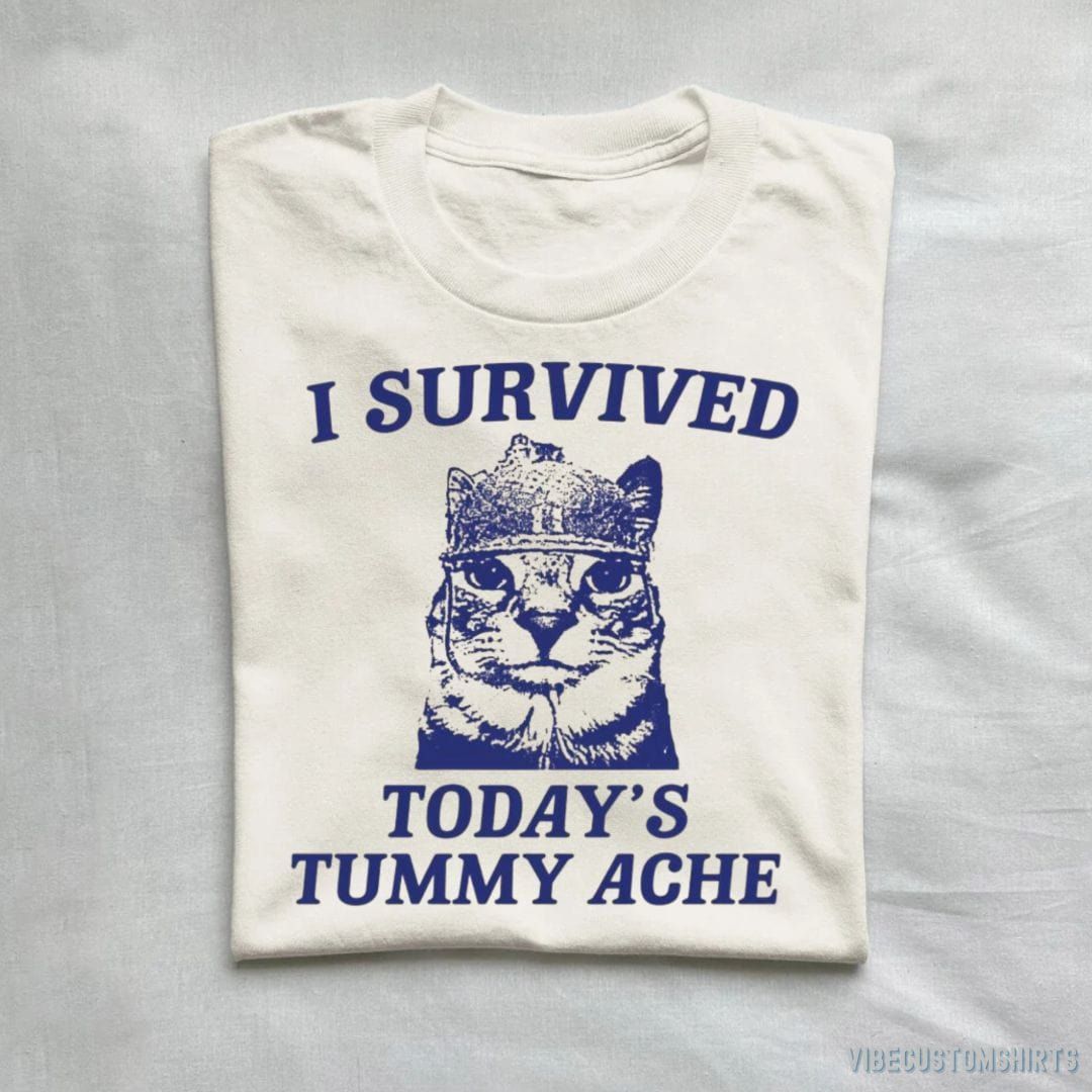 I Survived Today's Tummy Ache Shirt product image 1