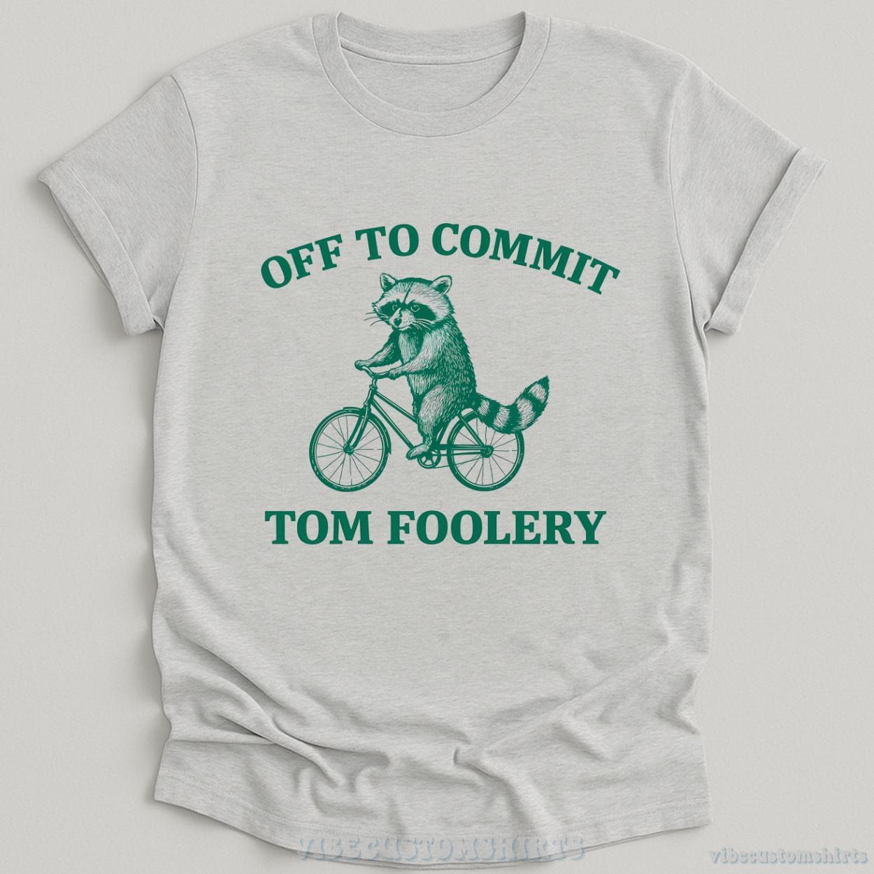 Off To Commit Tom Foolery Raccoon T-Shirt product image 5