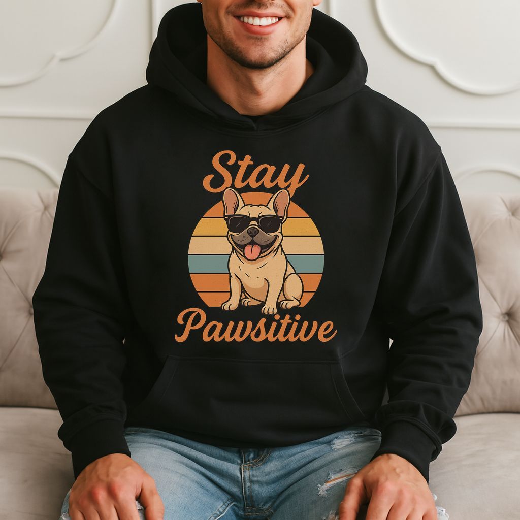 Stay Pawsitive - Cute Dog Lover Hoodie product image 3