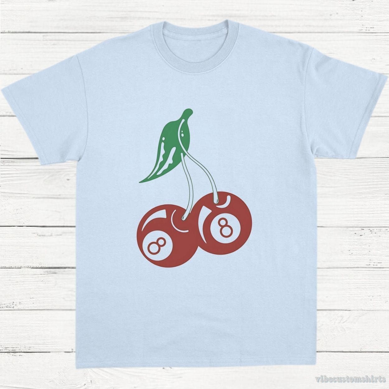 Vintage Cherry 8 Ball Retro Billard Lovers Shirt product image 4