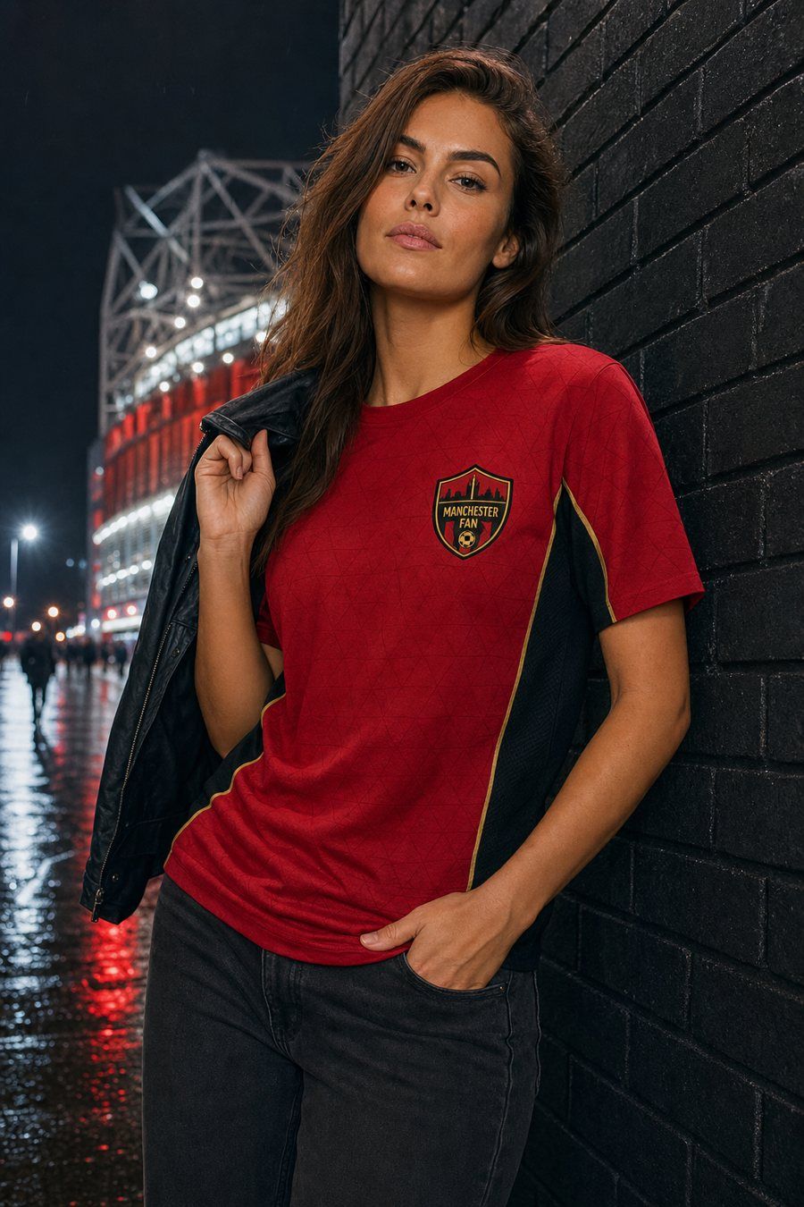 Manchester Fan Crimson Football T-Shirt product image 1