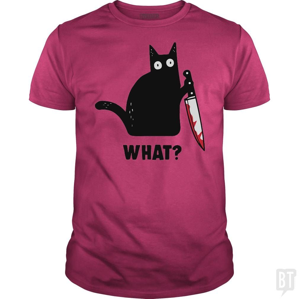 What? Funny Cat Graphic T-Shirt product image 132