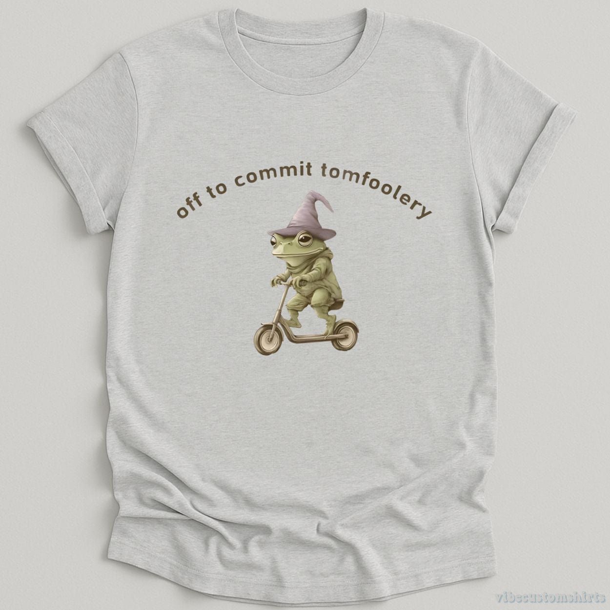 Off to Commit Tom Foolery Frog Meme Shirt product image 3