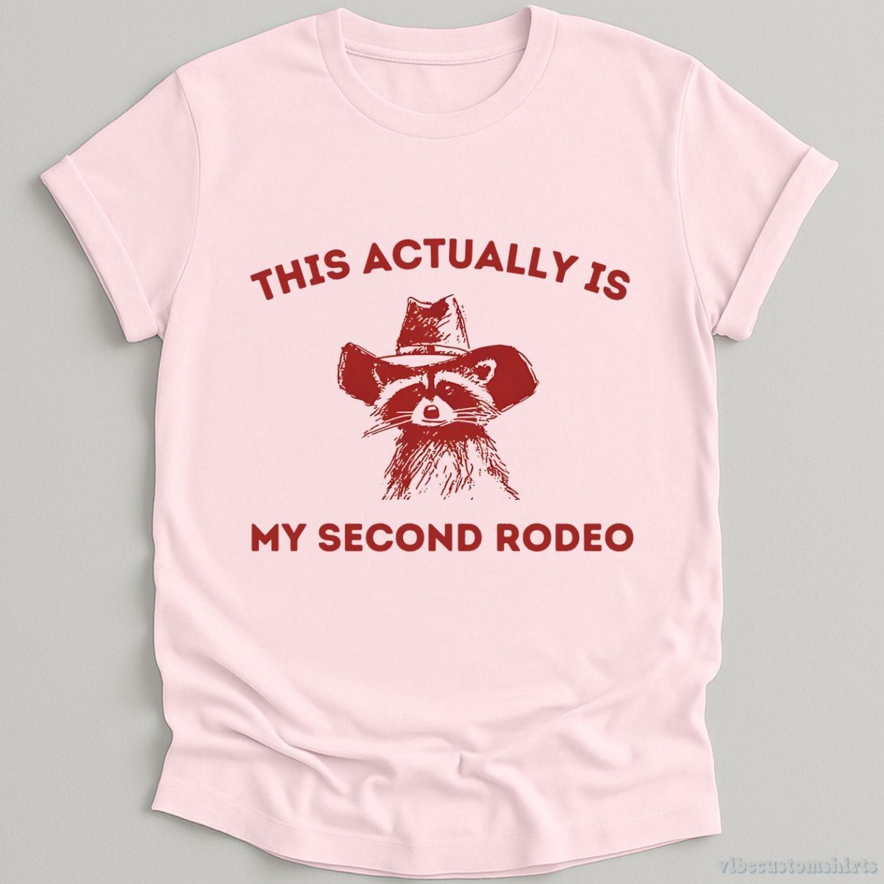 This is My Second Rodeo Cowboy Raccoon Shirt product image 6
