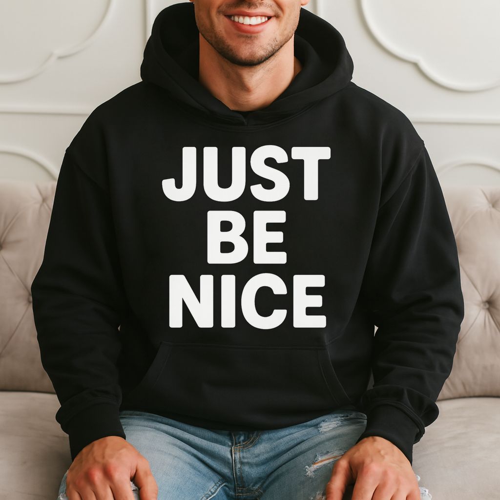 Just Be Nice - Cute Positive Vibes Hoodie product image 3
