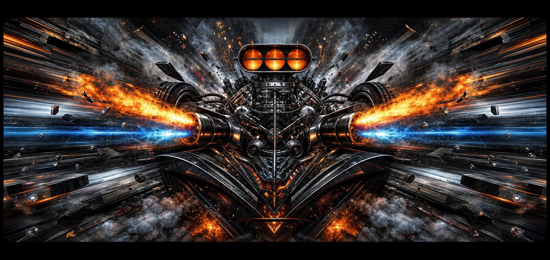 Mechanic Nitro Burnout Desk Mat product image 1