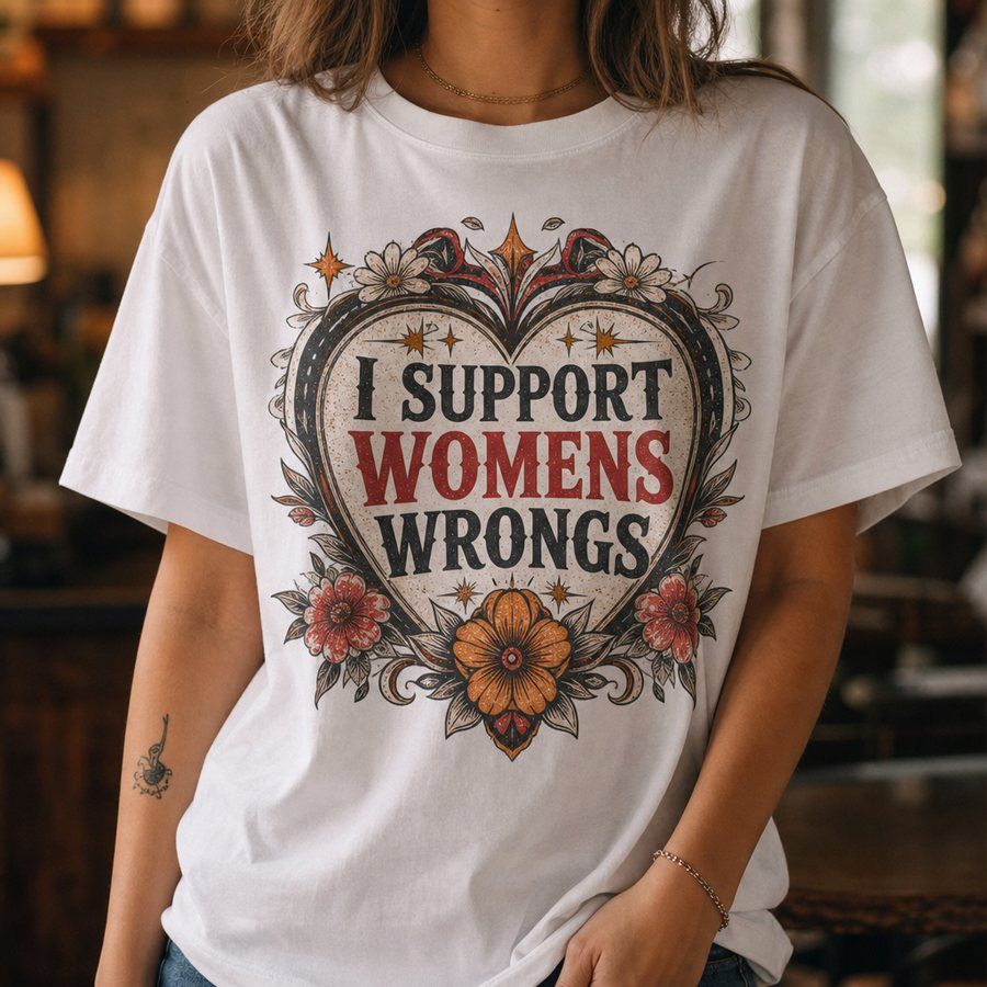 I Support Women’s Wrongs T-Shirt product image 2
