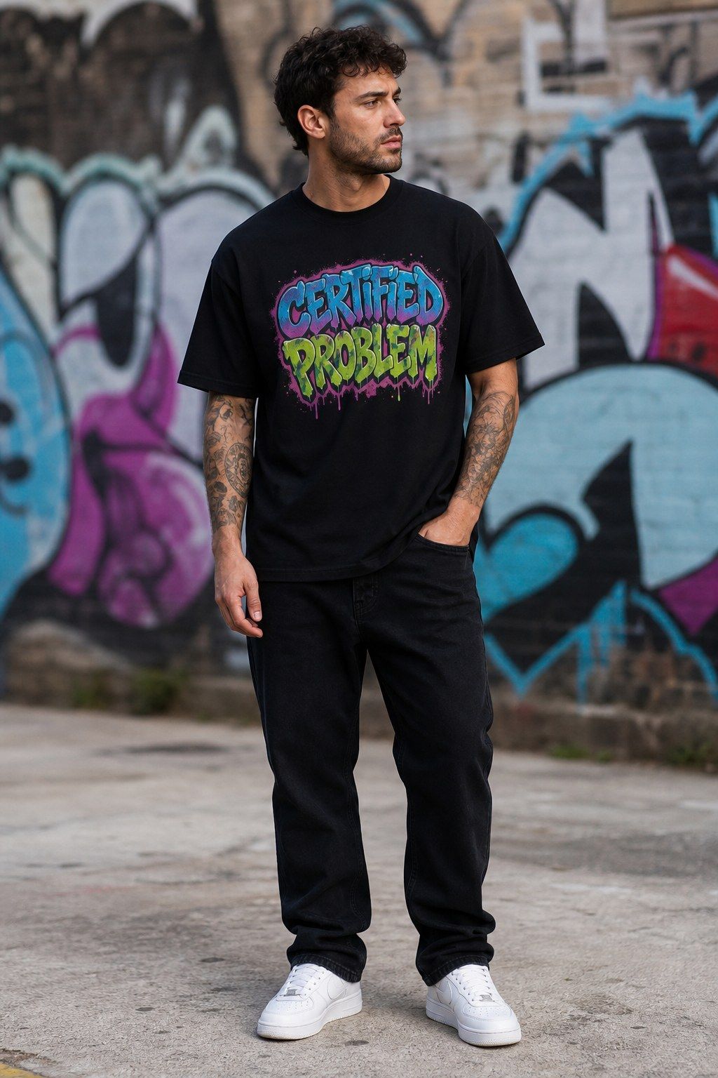 Certified Problem Graffiti Tee product image 1