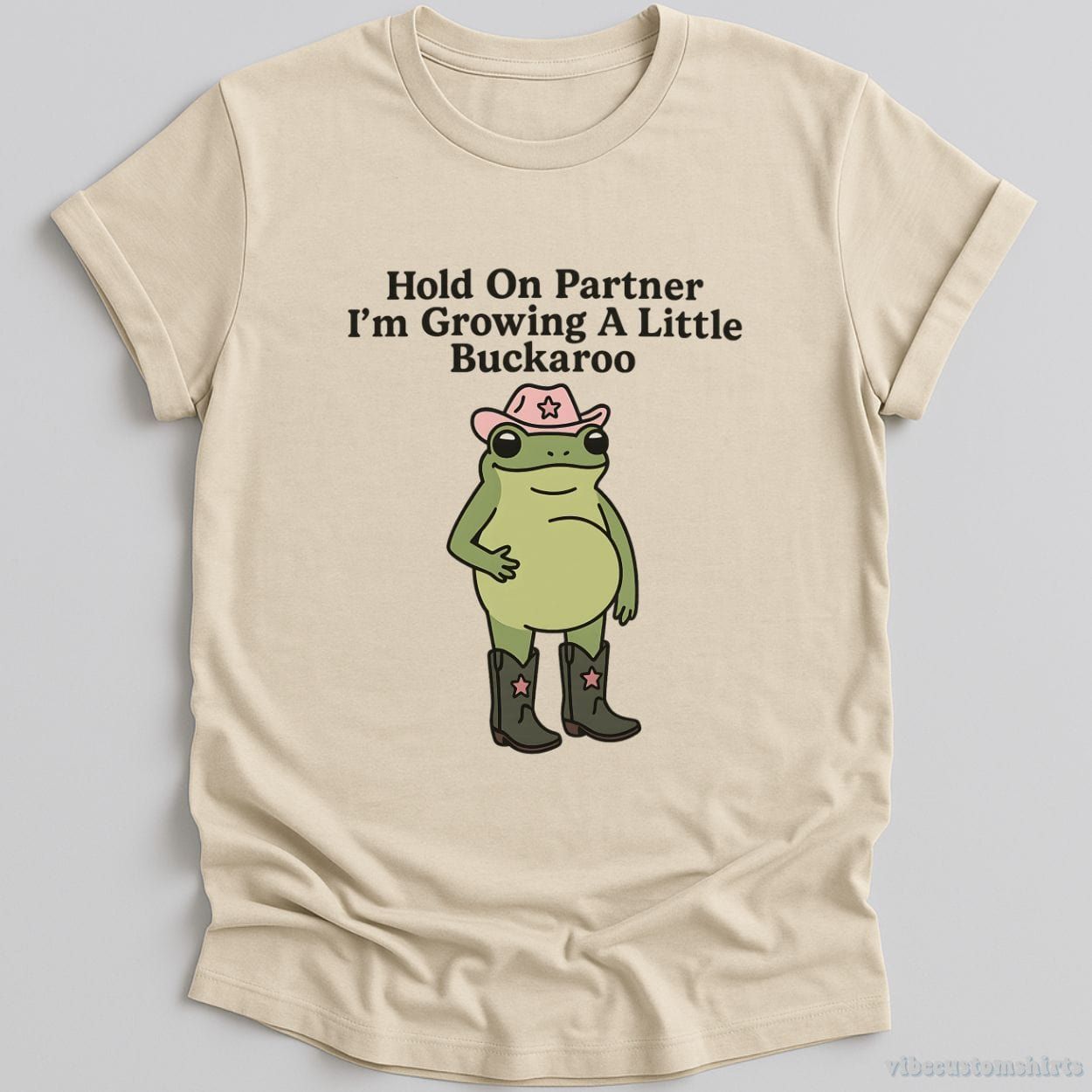 Hold On Partner I'm Growing A Little Buckaroo Shirt product image 1