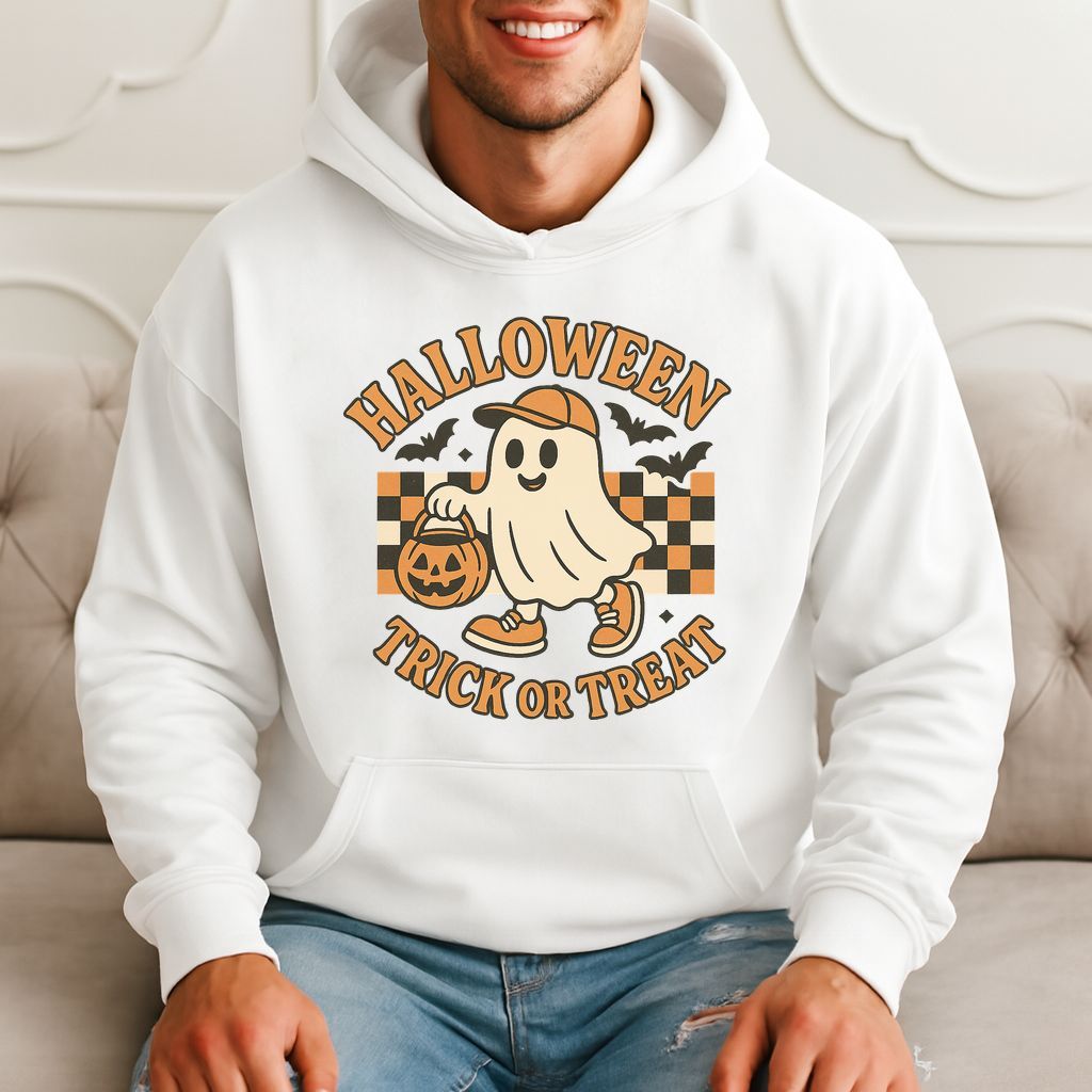 Halloween Trick Or Treat Spooky Gift, Fun Ghost Hoodie product image 1
