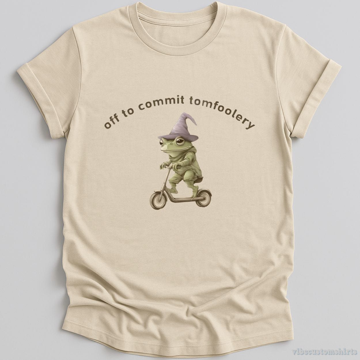 Off to Commit Tom Foolery Frog Meme Shirt product image 2