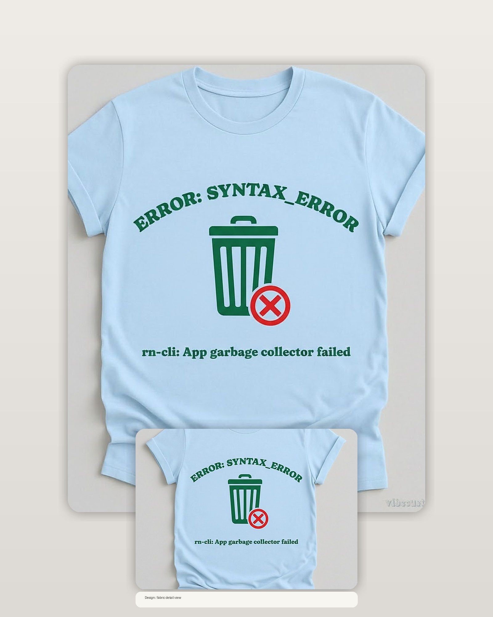 RN Error Nurse Humor Graphic T-Shirt product image 2