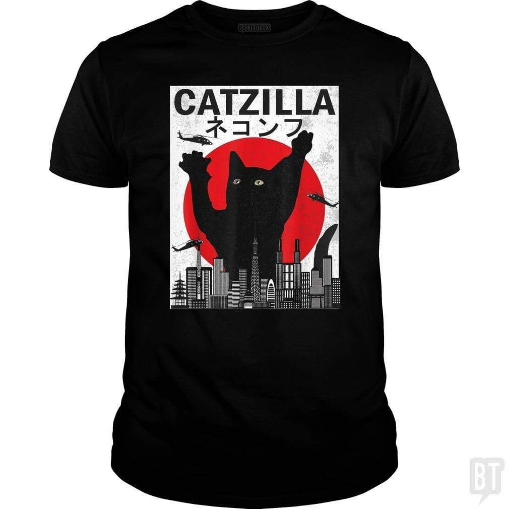 Catzilla Japanese Sunset - tshirt product image 1