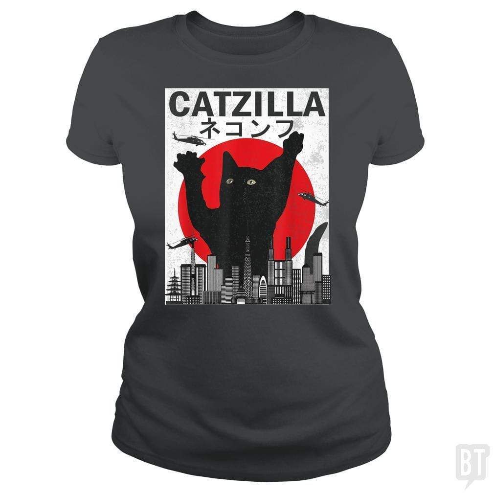 Catzilla Japanese Sunset - tshirt product image 7