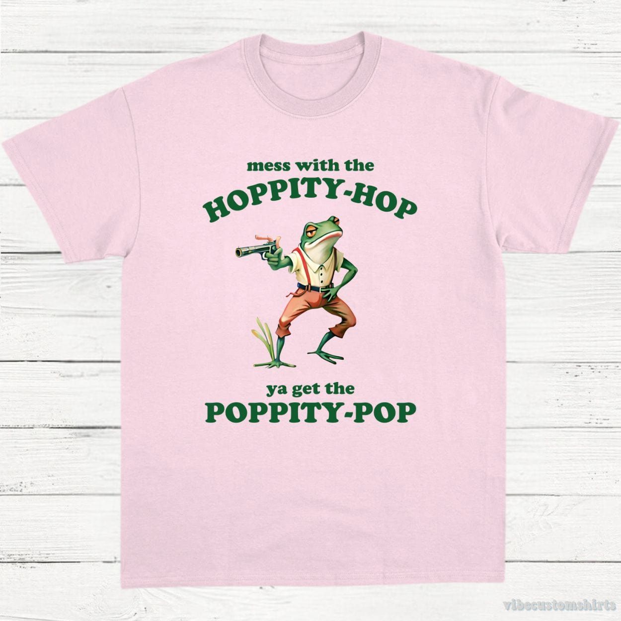 Mess With The Hoppity Hop Ya Get The Poppity Pop Frog Shirt product image 5