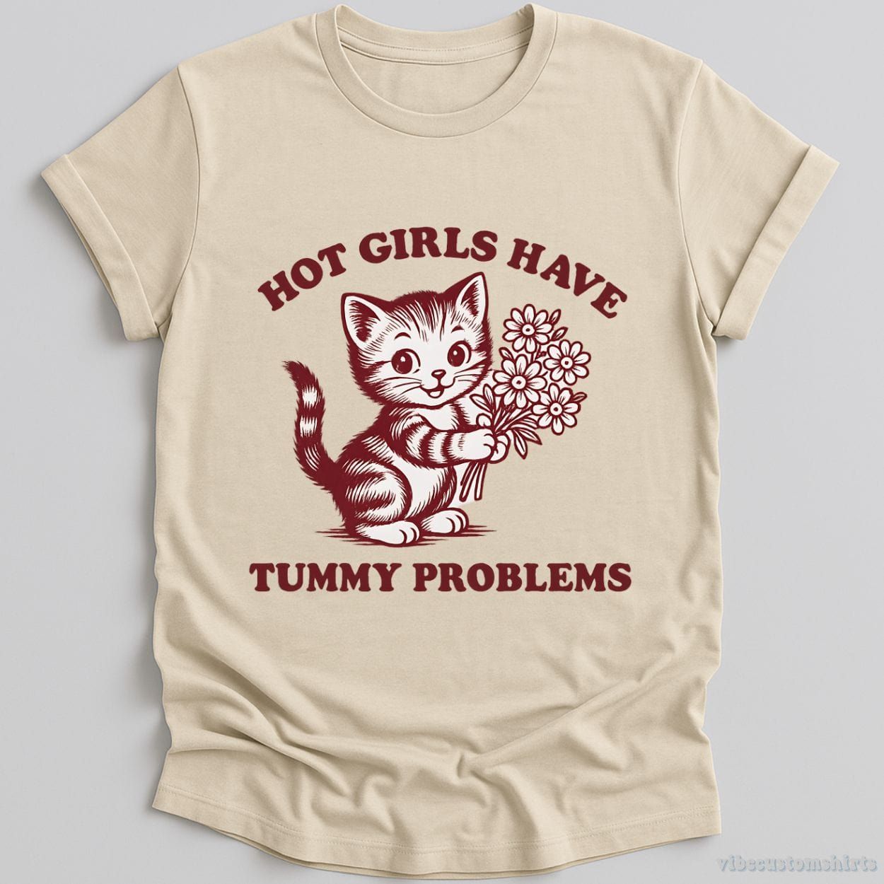 Hot Girls Have Tummy Problems Shirt product image 4