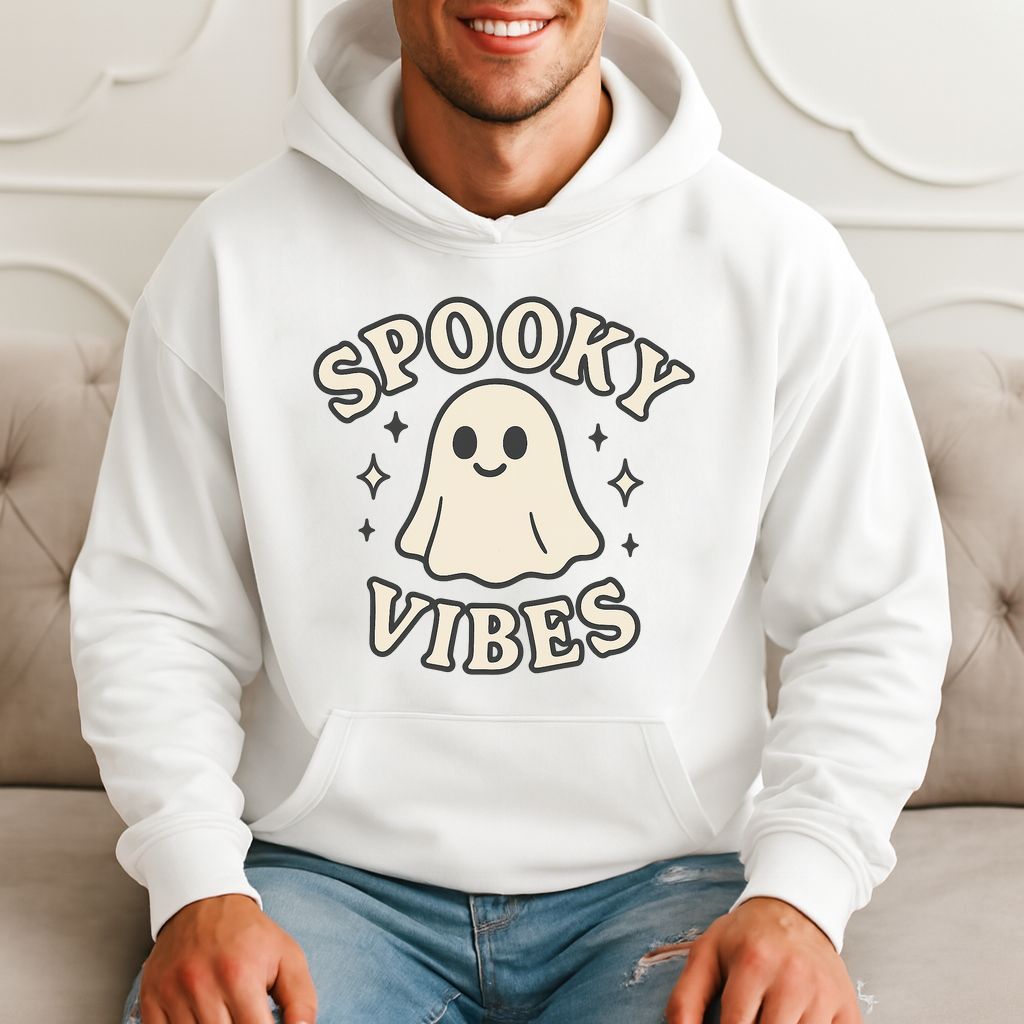 Spooky Vibes Ghost - Cute Halloween Hoodie product image 3