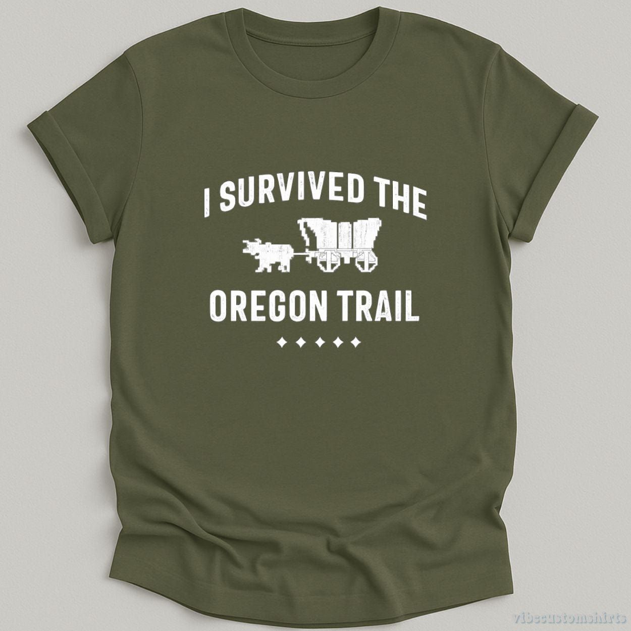 I Survived The Oregon Trail Retro Shirt product image 4