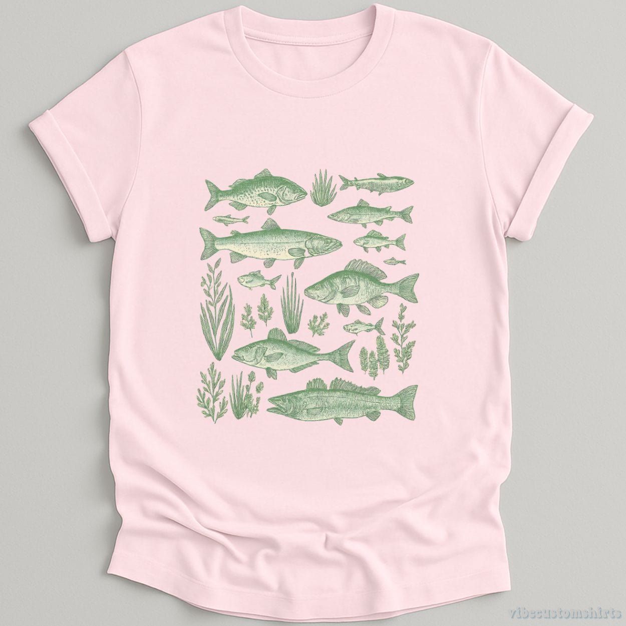 Vintage Fish Tattoo Style Shirt product image 4