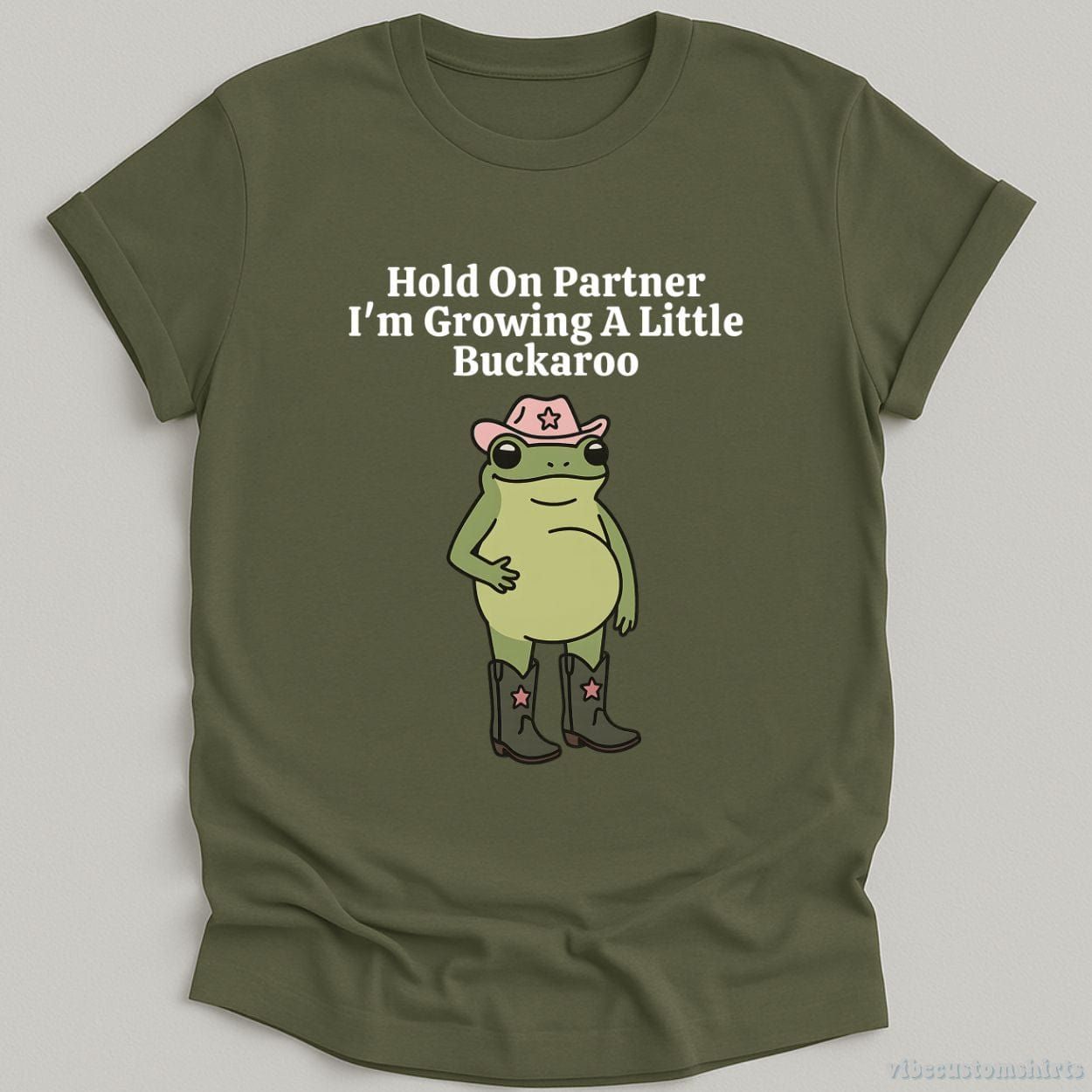 Hold On Partner I'm Growing A Little Buckaroo Shirt product image 6