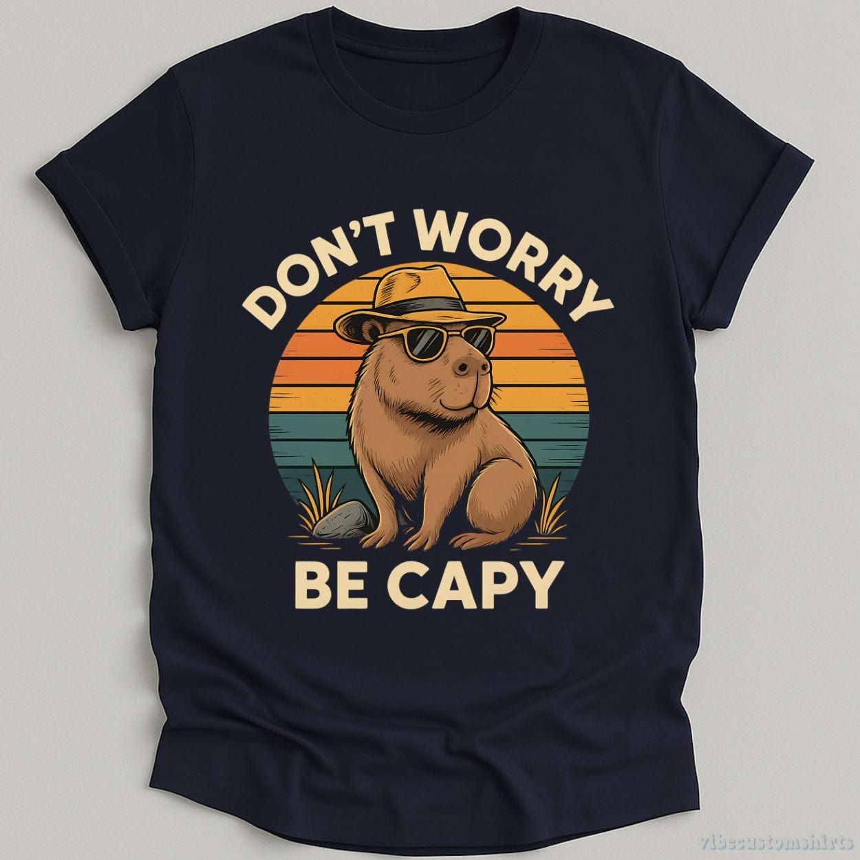 Don't Worry Be Capy Shirt product image 3