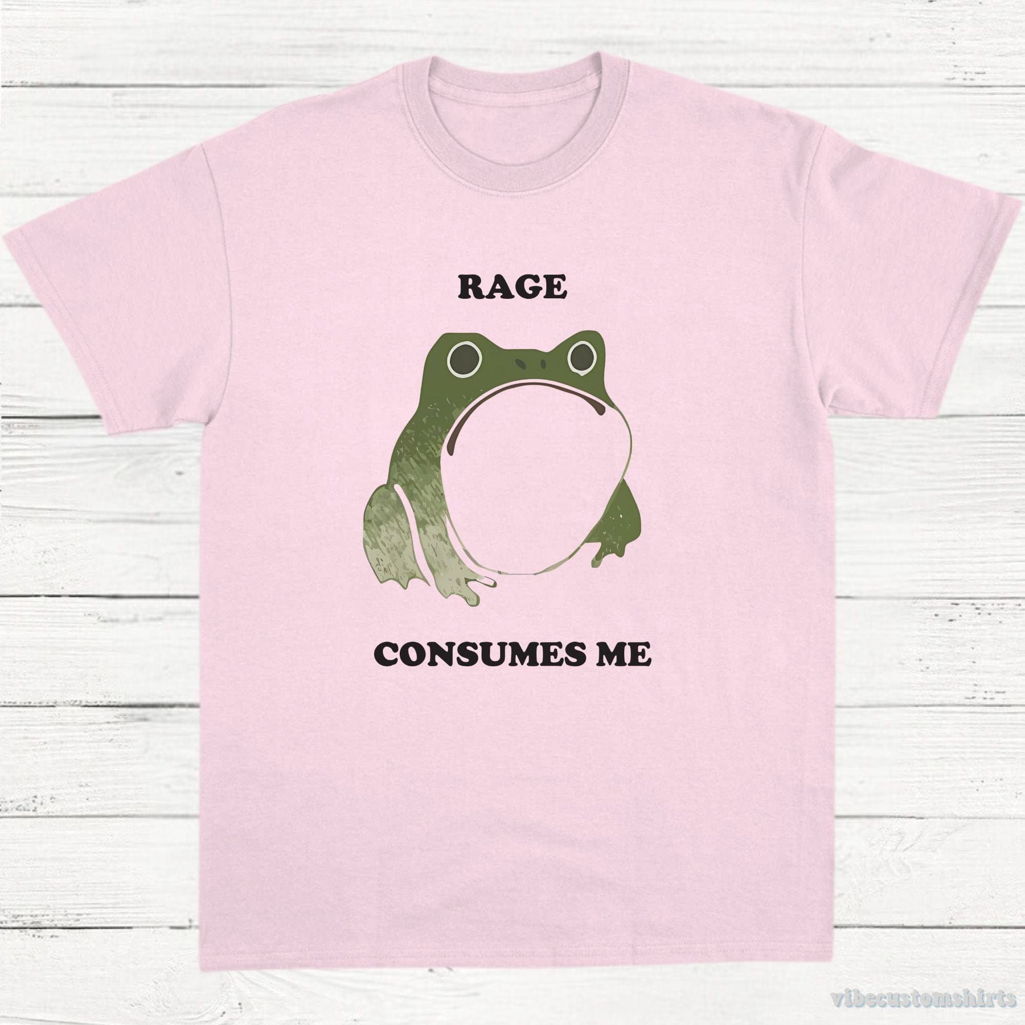 Rage Consumes Me Funny Frog Shirt product image 5