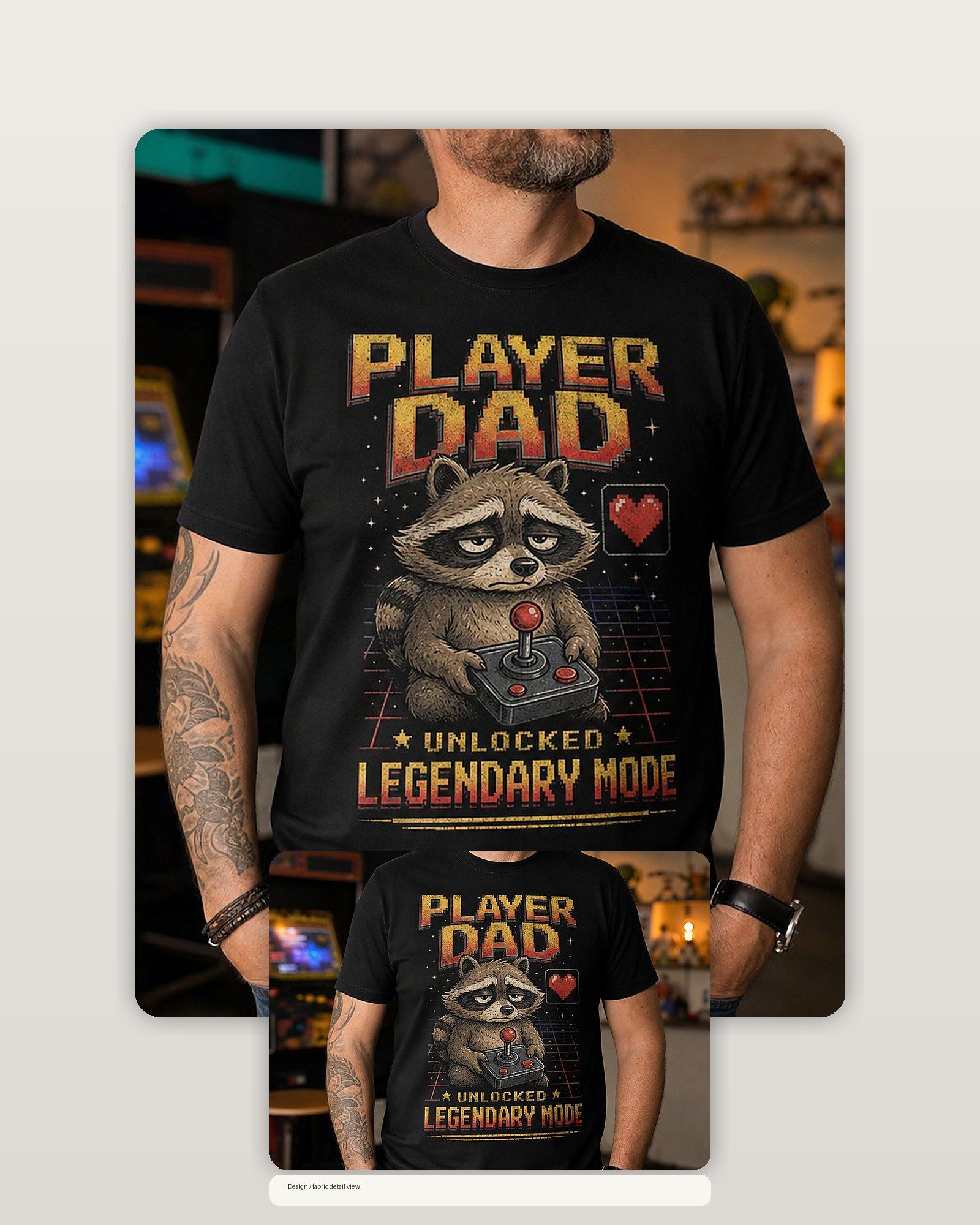 Player Dad Unlocked Legendary Mode T-Shirt product image 2