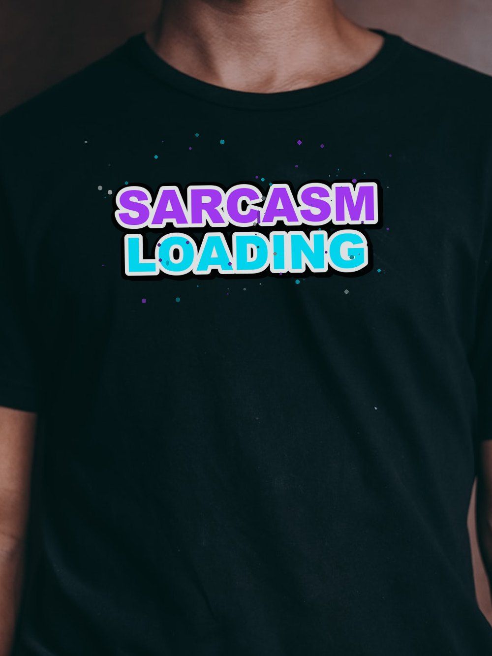 Sarcasm Loading Graffiti Tee product image 2