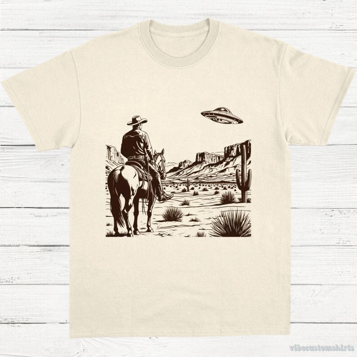 Ufo Western Vintage Cowboy Shirt product image 2