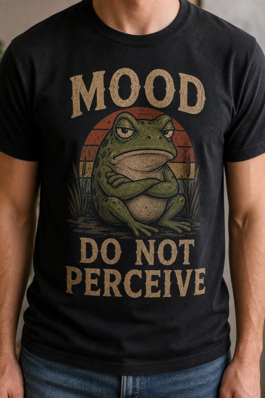 Mood: Do Not Perceive Frog T-Shirt product image 1