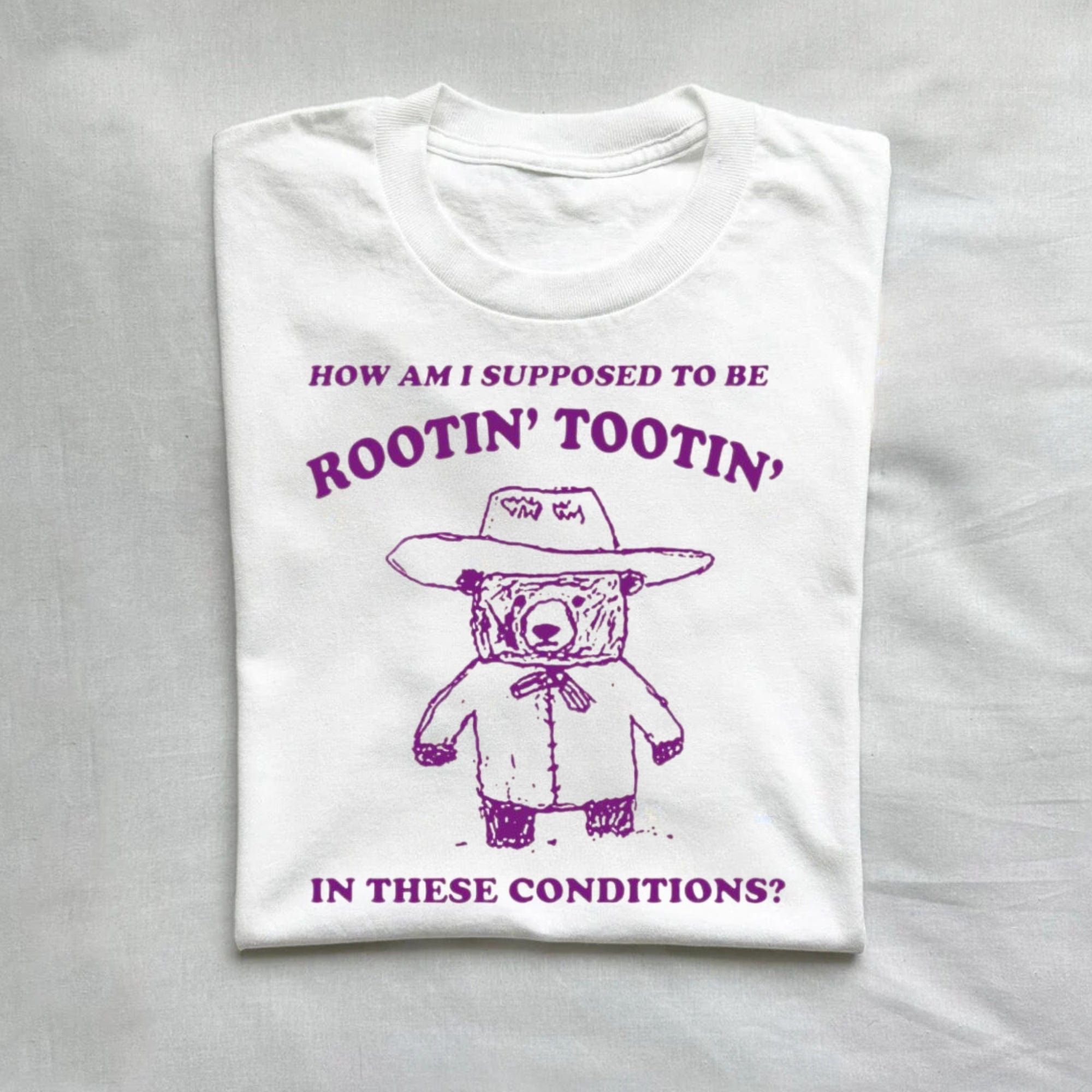 I Can't Root and Toot In These Conditions Vintage Shirt product image 2