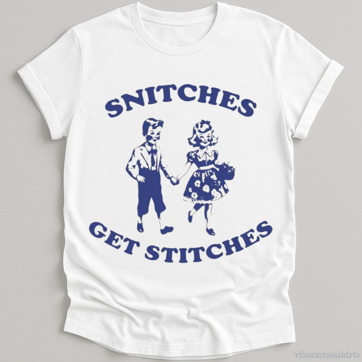 Vintage Snitches Get Stitches Shirt product image 3