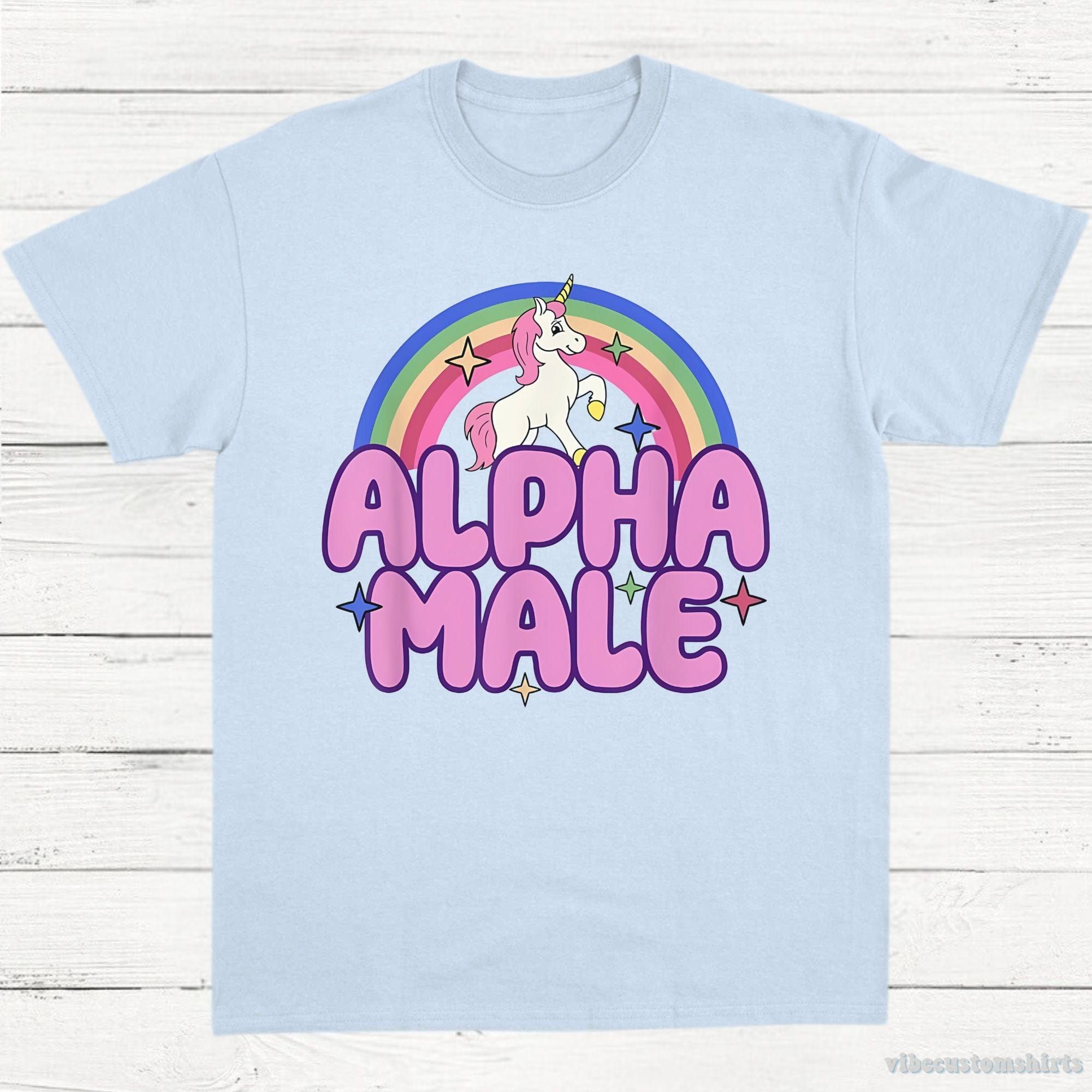 Alpha Male Funny Unicorn Shirt product image 3