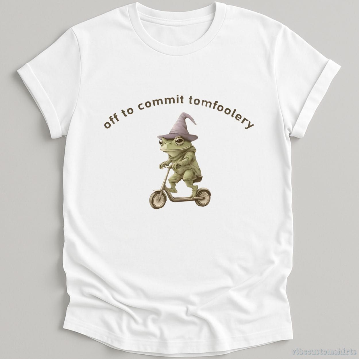 Off to Commit Tom Foolery Frog Meme Shirt product image 1