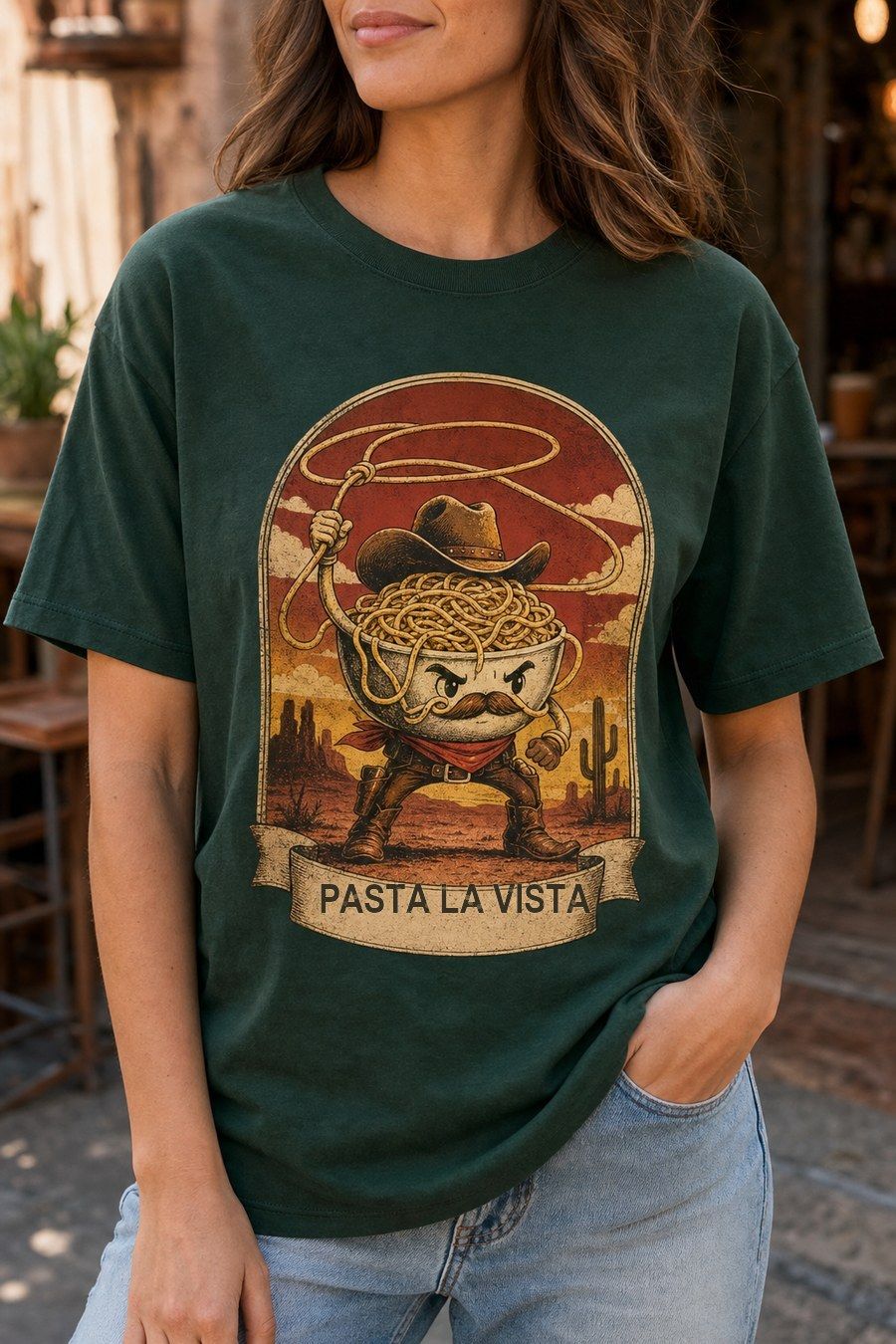 Pasta La Vista Graphic T-Shirt product image 3
