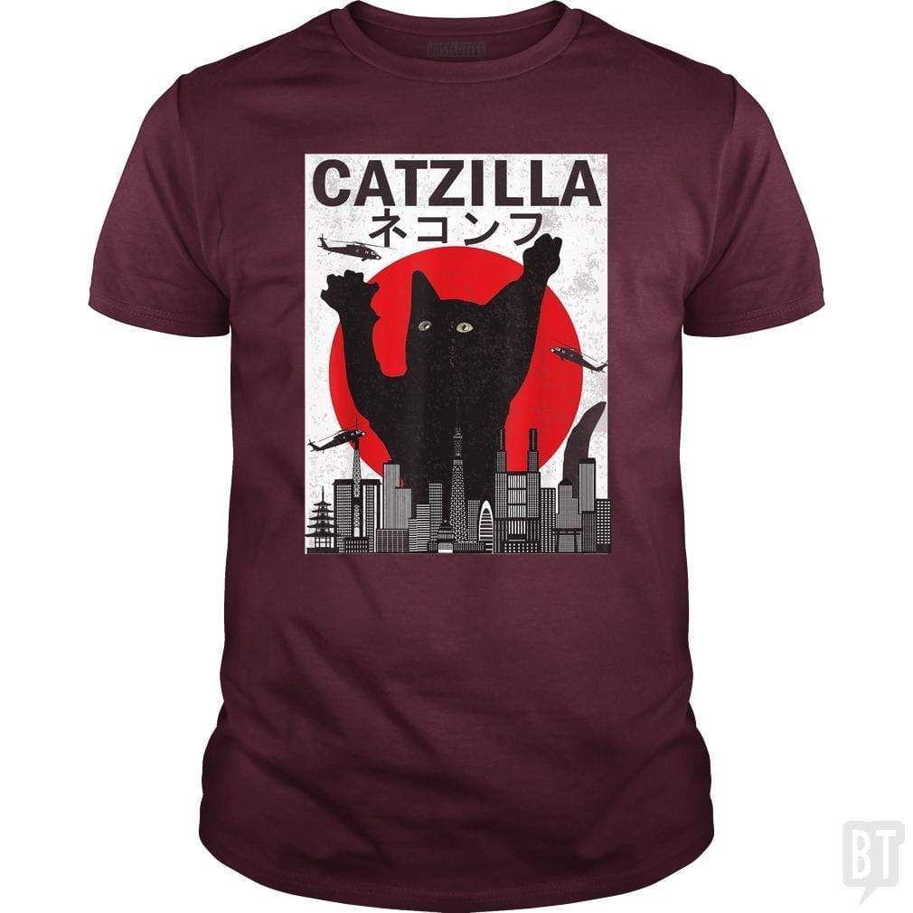 Catzilla Japanese Sunset - tshirt product image 4