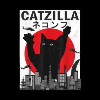 Catzilla Japanese Sunset - tshirt product image 11