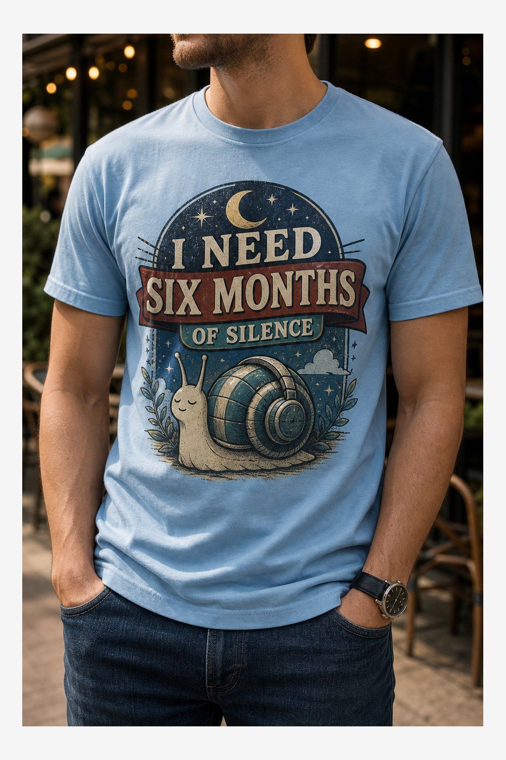 I Need Six Months of Silence T-Shirt product image 3