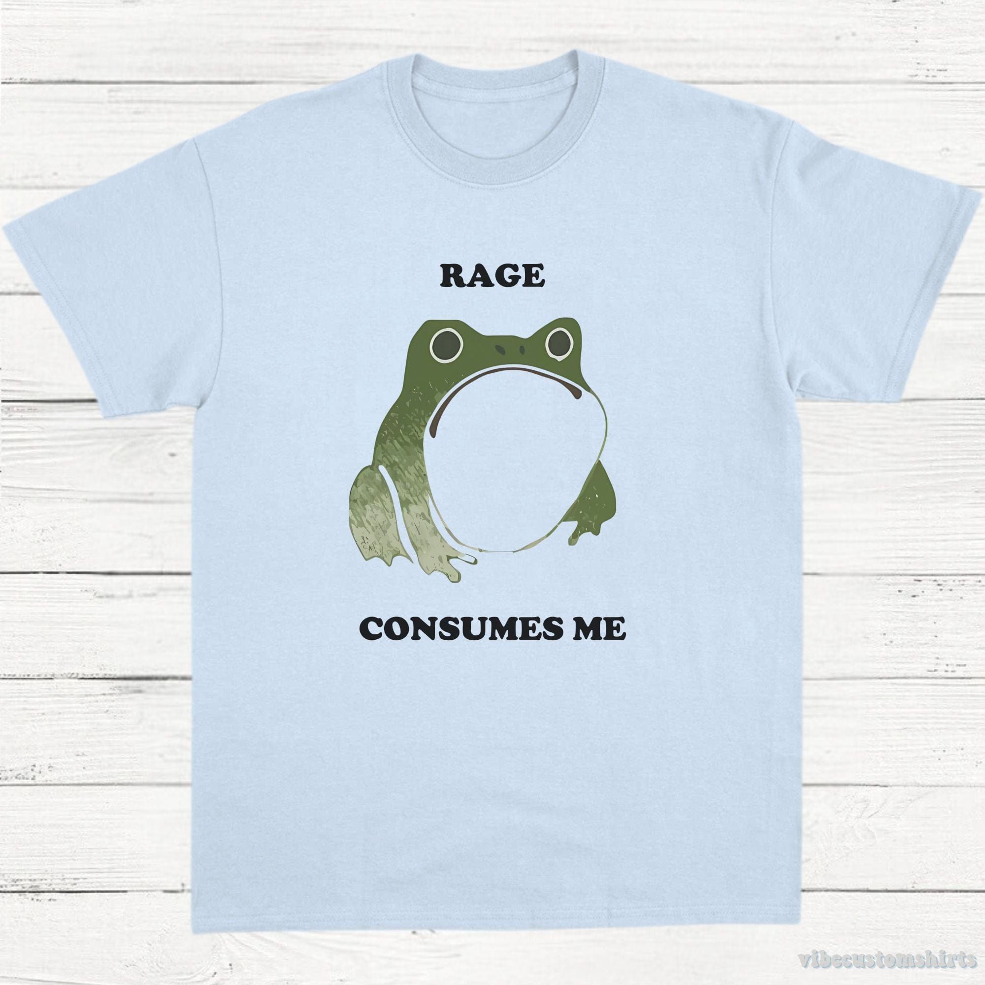 Rage Consumes Me Funny Frog Shirt product image 4