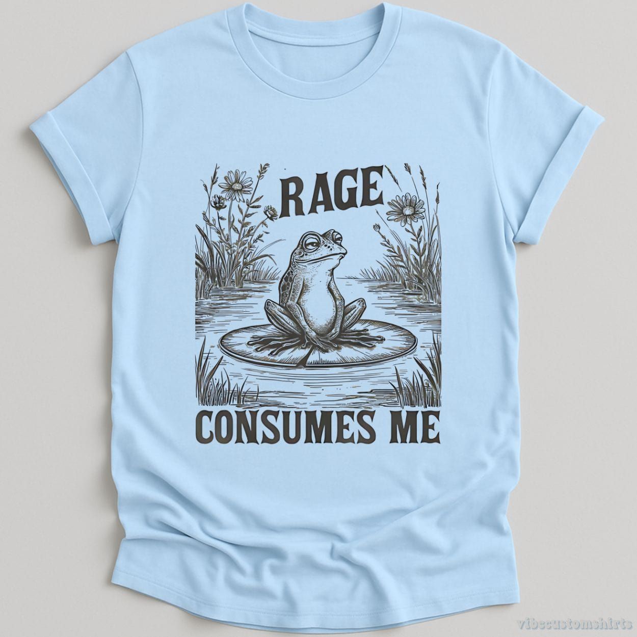 Rage Consumes Me Vintage Frog Shirt product image 1